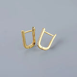 Silver Minimalism Hoop Earrings for Women Men Party Jewelry