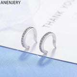 Silver Micro Pave Zircon Ear Cuff for Women Party S-E859