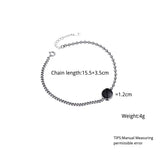 Drop Glaze Silver Bracelet For Women Jewelry