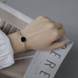 Drop Glaze Silver Bracelet For Women Jewelry