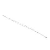 Silver Double Chain Beads Bracelet For Women S-B127
