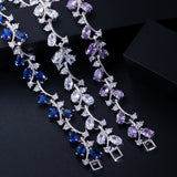 ANGELCZ Summer Chain Bracelet Austrian Crystal Hand Jewelry AB045