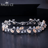 ANGELCZ Summer Chain Bracelet Austrian Crystal Hand Jewelry AB045