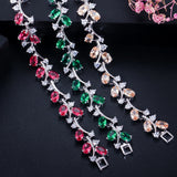 ANGELCZ Summer Chain Bracelet Austrian Crystal Hand Jewelry AB045