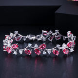 ANGELCZ Summer Chain Bracelet Austrian Crystal Hand Jewelry AB045