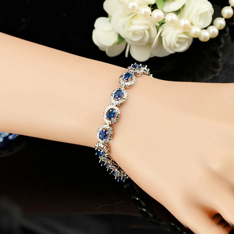 ANGELCZ Austrian Crystal Ladies Bracelet - 6 Colors