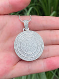 Colour Cubic Zirconia PENDANT Wedding Necklace Bridal Charm Engagement