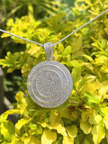 Colour Cubic Zirconia PENDANT Wedding Necklace Bridal Charm Engagement