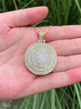 Colour Cubic Zirconia PENDANT Wedding Necklace Bridal Charm Engagement