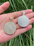 Colour Cubic Zirconia PENDANT Wedding Necklace Bridal Charm Engagement