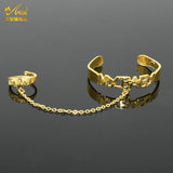 24K Plated Baby Bracelet Bangles Copper Kids Cuff Infant Adjustable