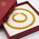Dragon Head Necklace Men 24K Plated Wedding Jewelry