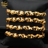 African 24k Plated Bangle Women Charm Copper Bangles