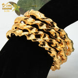African 24k Plated Bangle Women Charm Copper Bangles