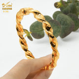 African 24k Plated Bangle Women Charm Copper Bangles