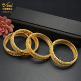 African Bangle Dubai Jewelry 24K Plated Bling Mom Gift