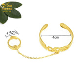 Baby Bracelet Chain Ring Newborn Cuff Bangles Name Jewelry