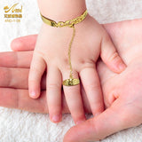 Baby Bracelet Chain Ring Newborn Cuff Bangles Name Jewelry