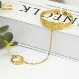 Baby Bracelet Girls Chain Ring Newborn Bangles Name Jewelry Copper Adjustable