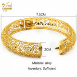 24K Plated Chain Bracelets Bangles for Women