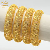 24K Plated Chain Bracelets Bangles for Women