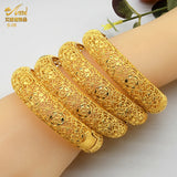 24K Plated Chain Bracelets Bangles for Women