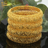 24K Plated Chain Bracelets Bangles for Women