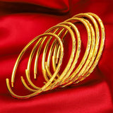Copper Bangles For Women Charm African Bracelet Dubai Jewelry