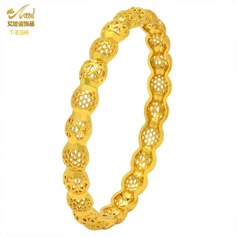 Dubai 24K Plated Bangle Bracelet Jewelry Indian Women Bangles