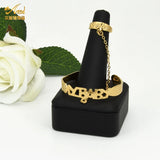Dubai 24K Plated Bangles Baby Bracelet Jewelry Kids Newborn Boys Girls