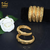 Dubai 24k Plated Bangels For Women Indian Wedding Jewelry