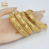Dubai 24k Plated Bangels For Women Indian Wedding Jewelry