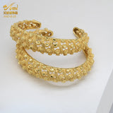Dubai Bangles Set For Women Plated Bracelets 24K Plated Jewelry Charm