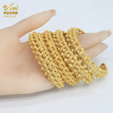 Dubai Bangles Set For Women Plated Bracelets 24K Plated Jewelry Charm