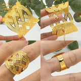 Dubai Chain Cuff Bangle With Ring For Women