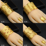 Dubai Chain Cuff Bangle With Ring For Women