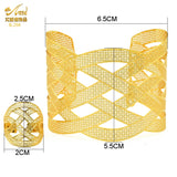 Dubai Chain Cuff Bangle With Ring For Women