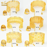 Dubai Bangle With Ring For Women African Bijoux Bracelet