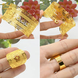 Dubai Bangle With Ring For Women African Bijoux Bracelet