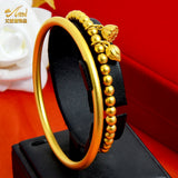 Dubai Bead Stretch Bracelets For Women Big Round Beaded Charm Jewelry