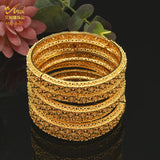 Dubai Plated Bangle Set Women's Indian Bracelets