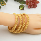 Dubai Plated Bangle Set Women's Indian Bracelets