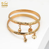 Dubai 24K Woman Bracelet Indian Bangles Wedding Brazilian Bracelets