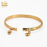 Dubai 24K Woman Bracelet Indian Bangles Wedding Brazilian Bracelets