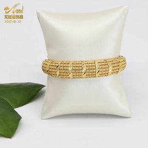 24K Plated Bracelets Charm Bangles for Women