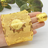 Adjustable Chain Bangle With Ring Women Indian Dubai Bracelet