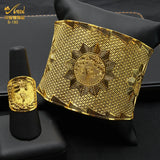 Adjustable Chain Bangle With Ring Women Indian Dubai Bracelet