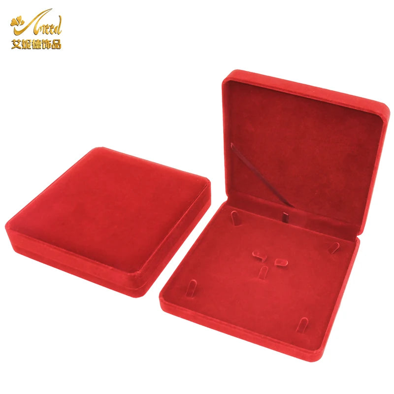 Large Jewelry Flannel Storage Organizer Boxes Set