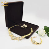 Large Jewelry Flannel Storage Organizer Boxes Set