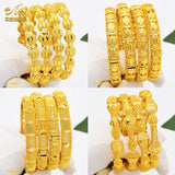Plating Bracelet Dubai Saudi Bangle for Bridal Round Bracelet